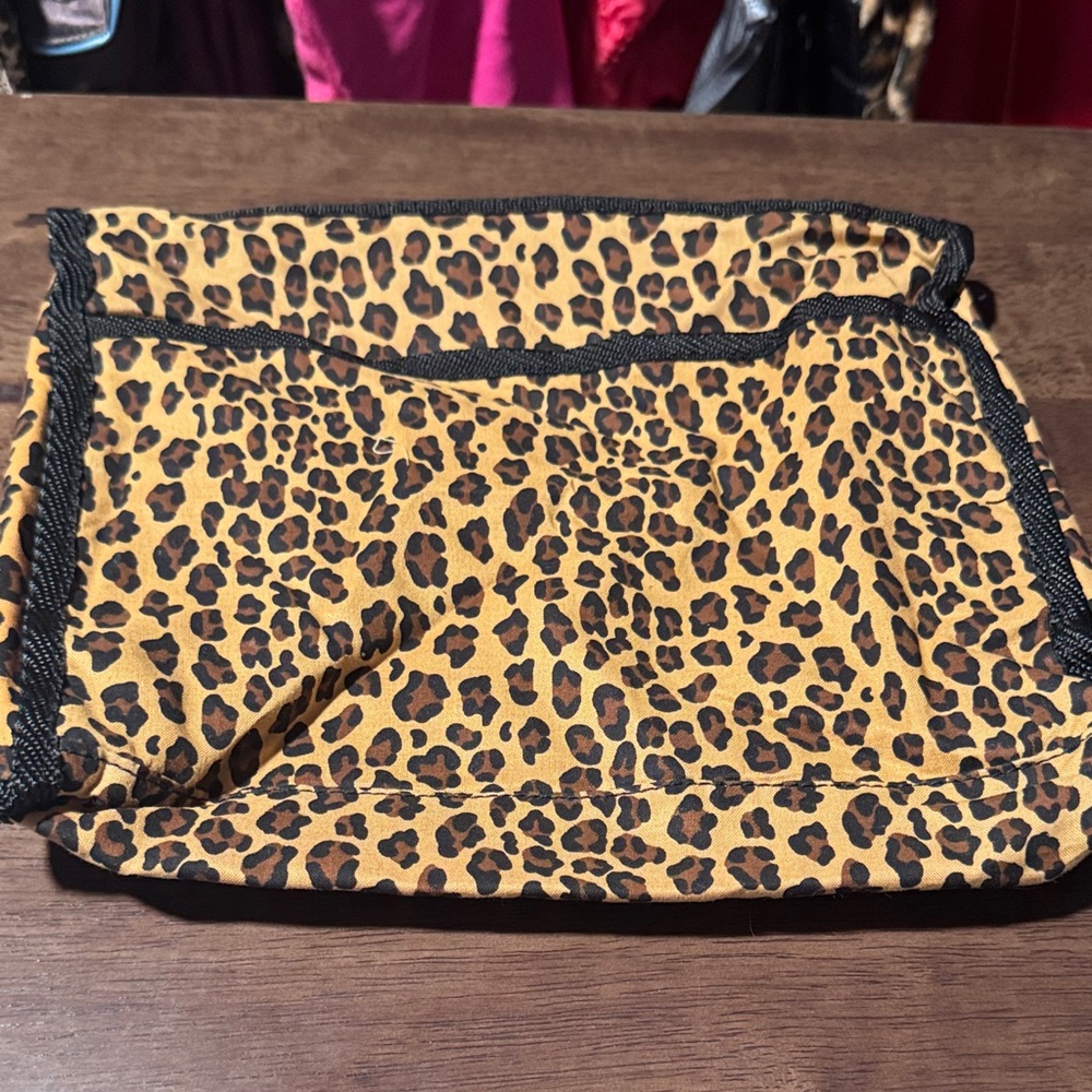 Avon Leopard Print clutch bag